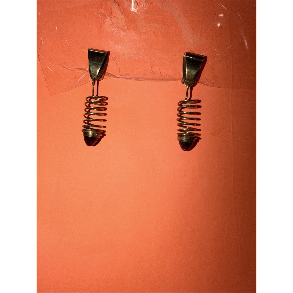 Vintage Silver clip on earrings 925 Made In Germany